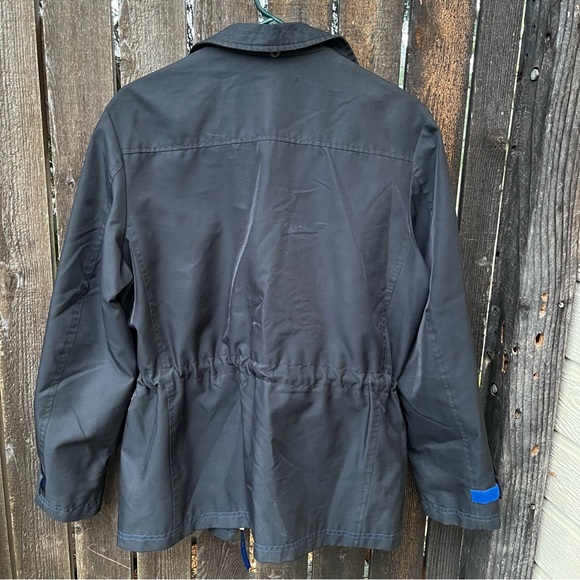 Versace Jeans Couture Metallic Shimmer Vintage Utility Jacket Sz S - Picture 9 of 16